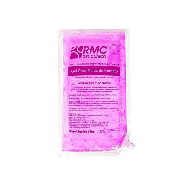 Gel de contato rosa 5kg RMC