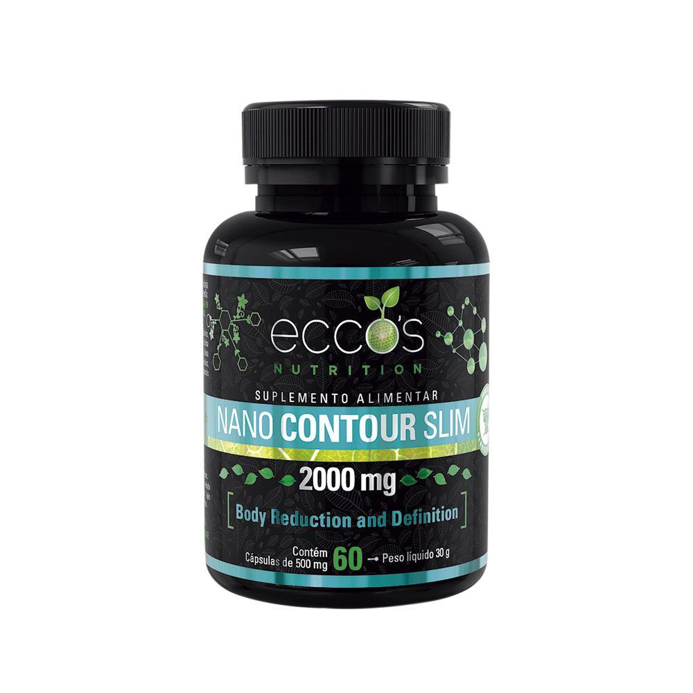 Nano Contour Slim 60 Caps 30g Eccos Nutrtion na Multiterapias